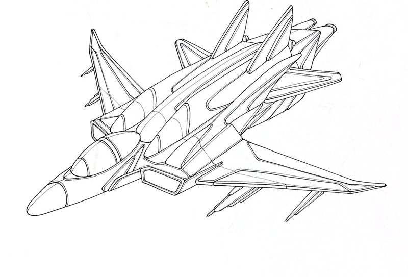 tranh quân sự hiện đại tô màu máy bay chiến đấu