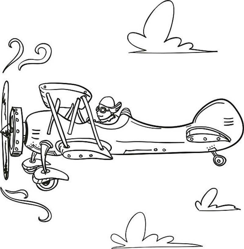 ý tưởng sáng tạo tô màu máy bay chiến đấu