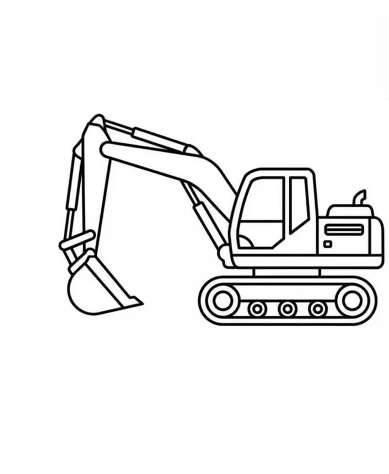tô màu máy xúc 22