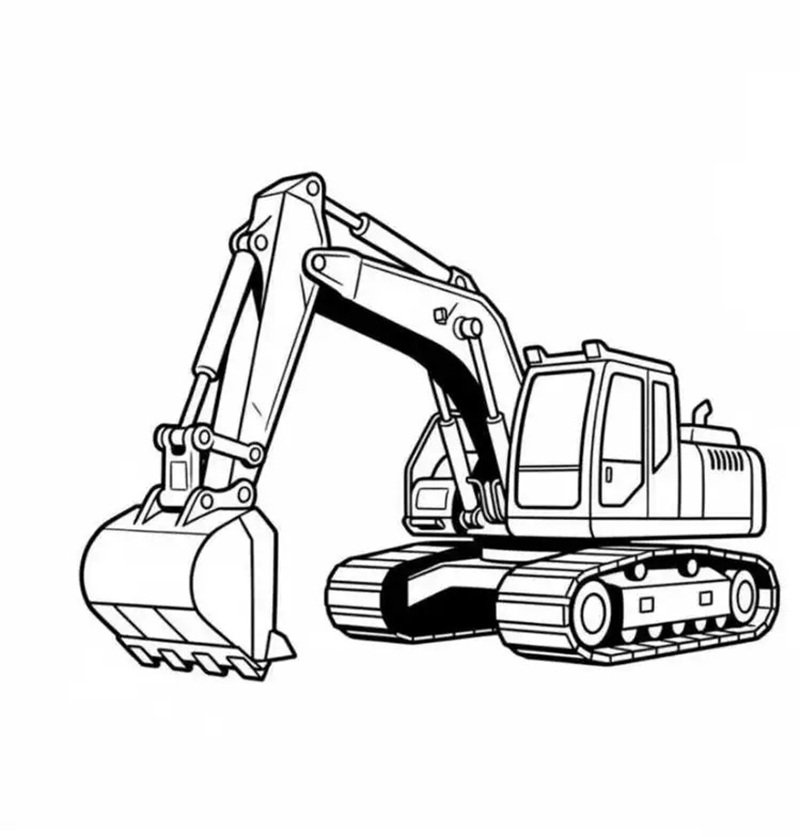 tô màu máy xúc 24