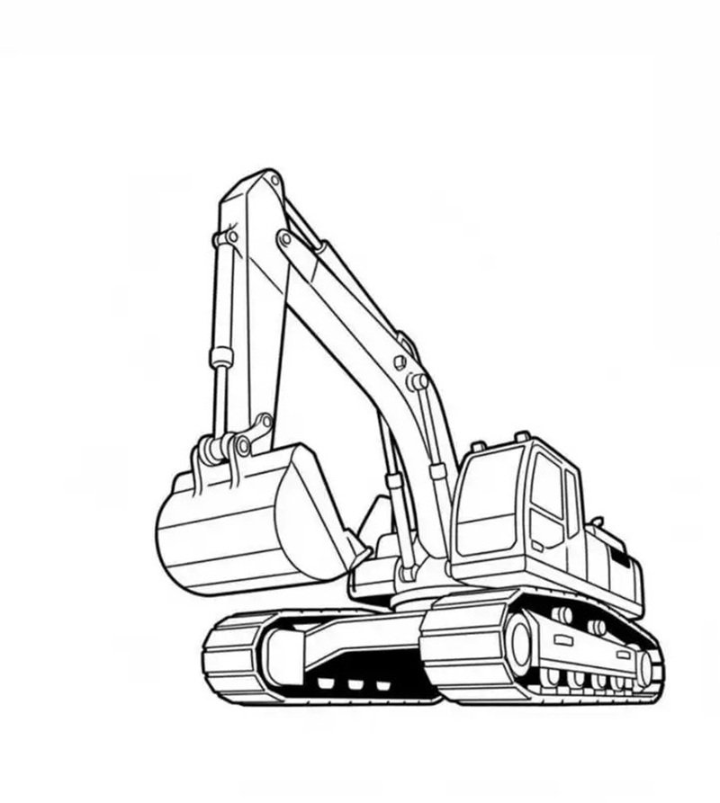 tô màu máy xúc 25