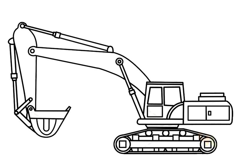 tô màu máy xúc 28