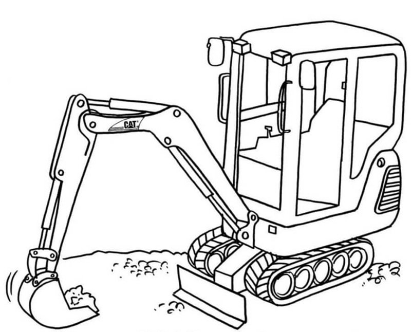 tô màu máy xúc 3