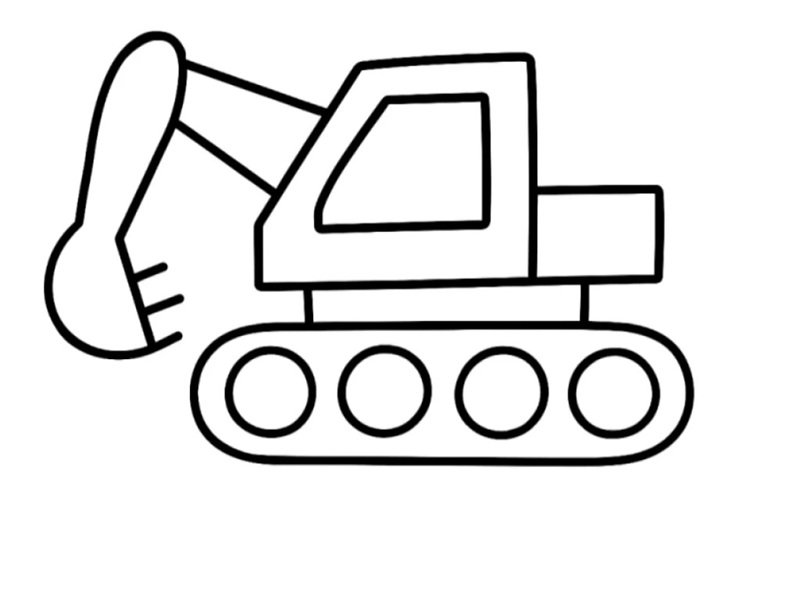 tô màu máy xúc 30