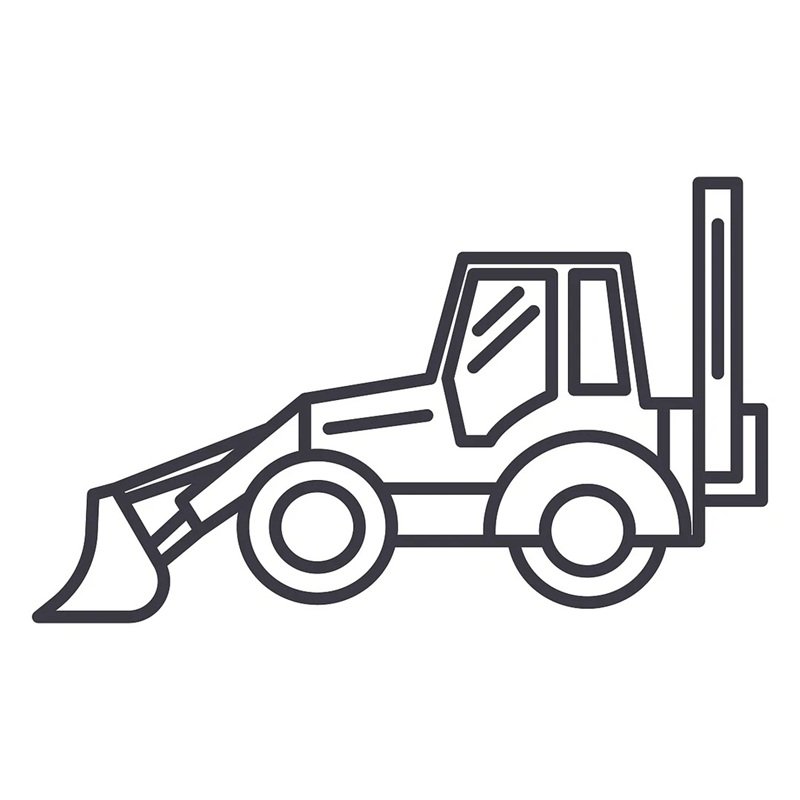 tô màu máy xúc 34