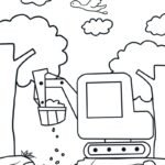 tô màu máy xúc 36