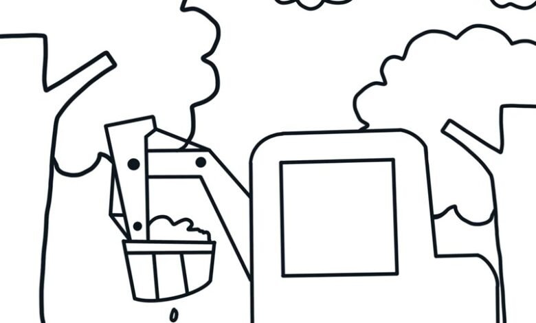 tô màu máy xúc 36