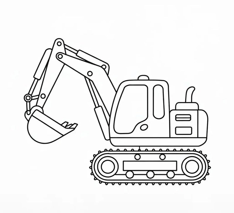 tô màu máy xúc 38