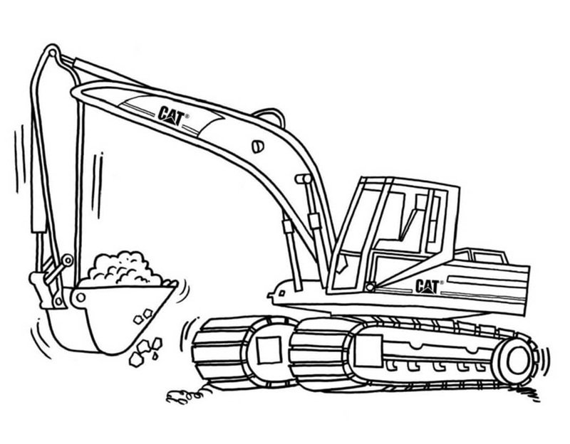 tô màu máy xúc 4