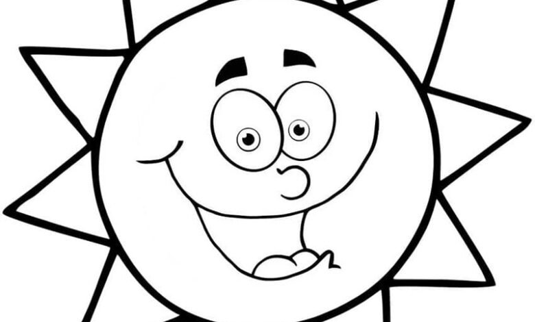 tô màu ông mặt trời 27