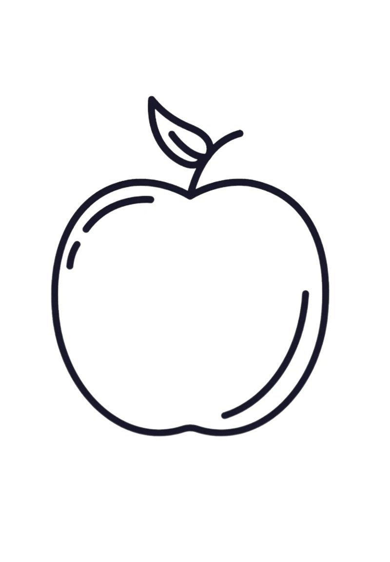 tranh tập tô trái cây giúp bé sáng tạo