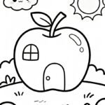 tô màu quả táo 41