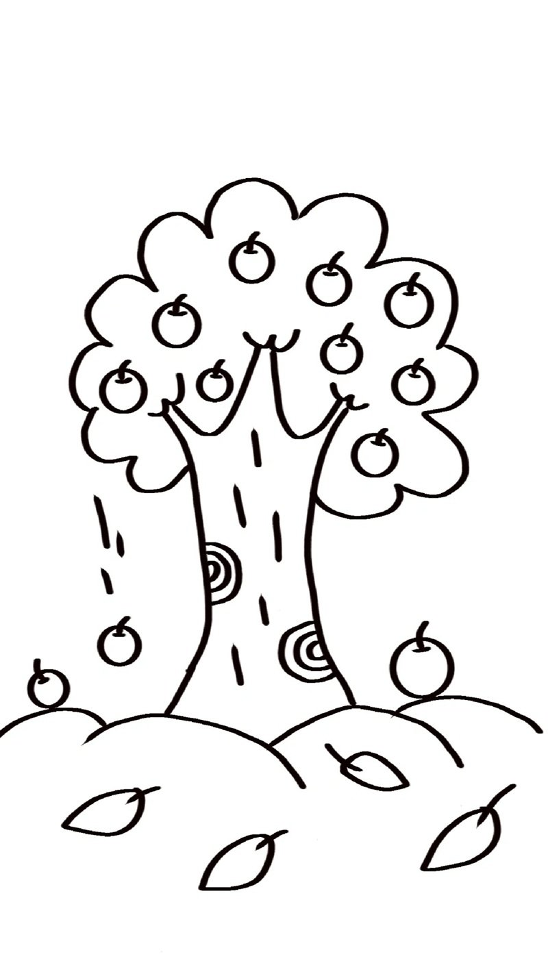 tô màu quả táo 42