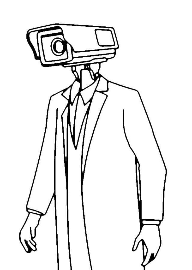 tô màu skibidi toilet 13