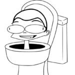 tô màu skibidi toilet 21