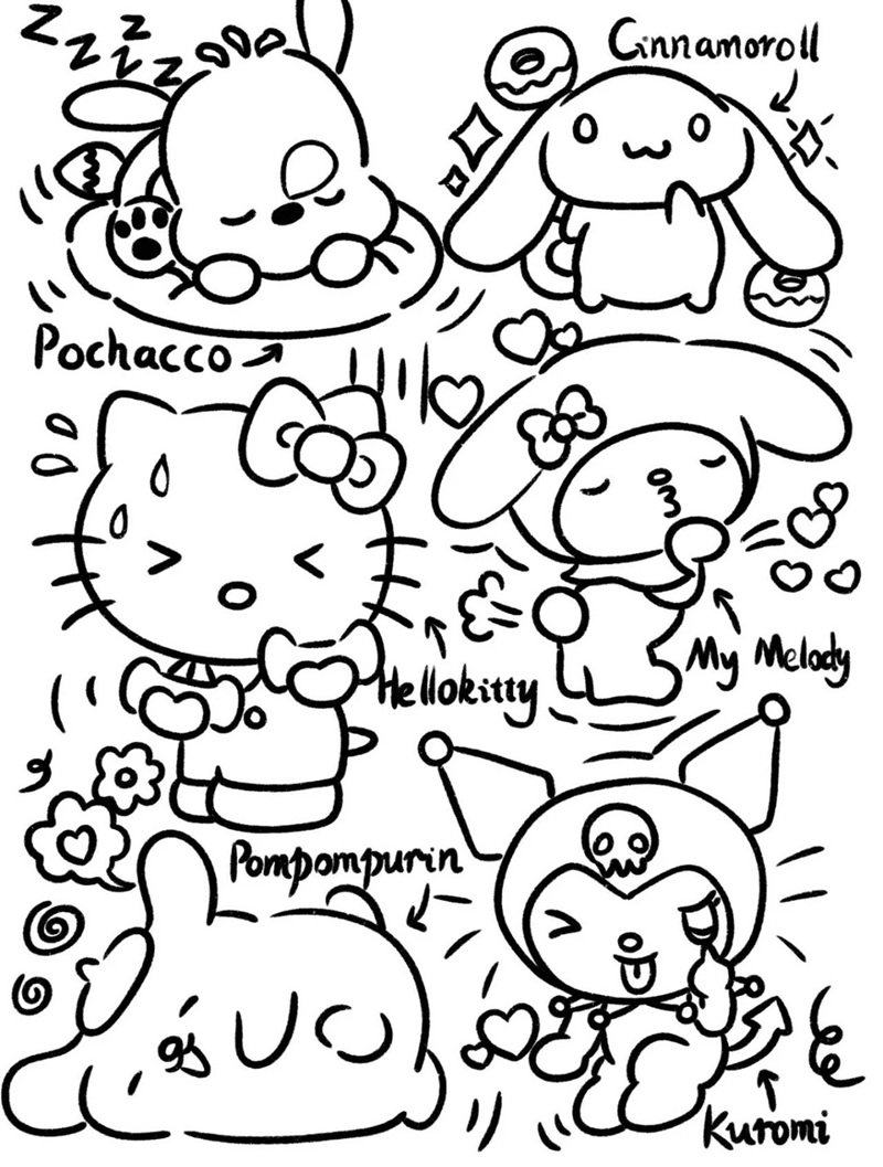 tranh tô màu sticker sáng tạo