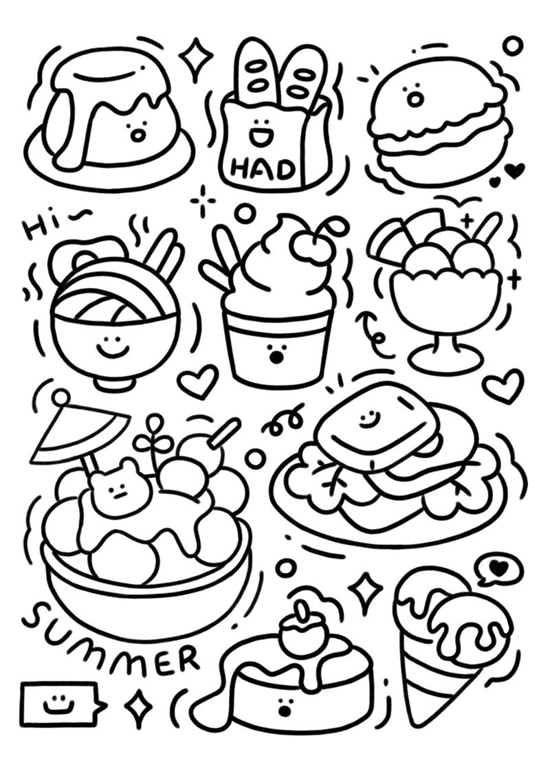 ý tưởng tô màu đẹp tô màu sticker