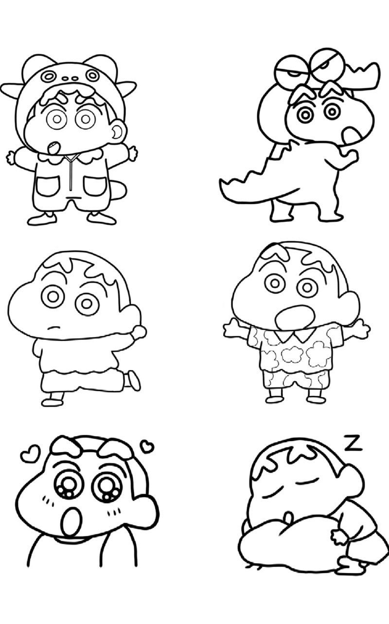 hình ảnh sticker dễ thương tô màu sticker