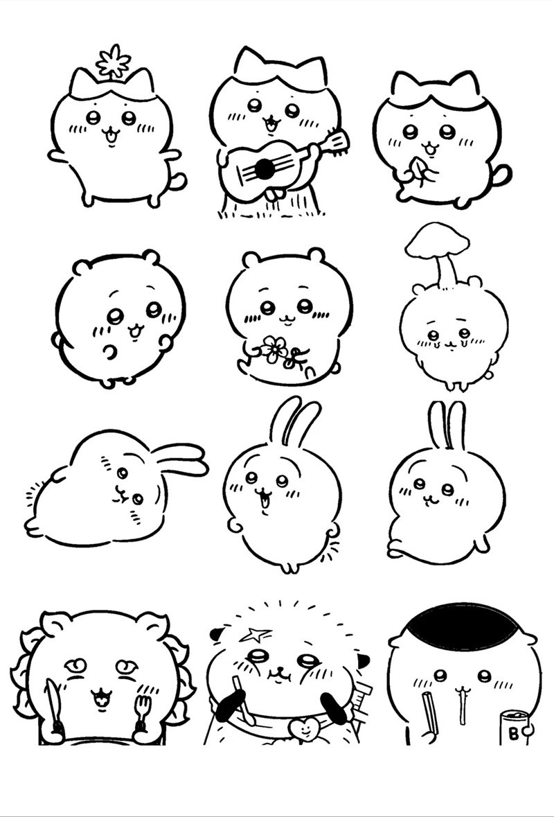 màu sắc sinh động tô màu sticker