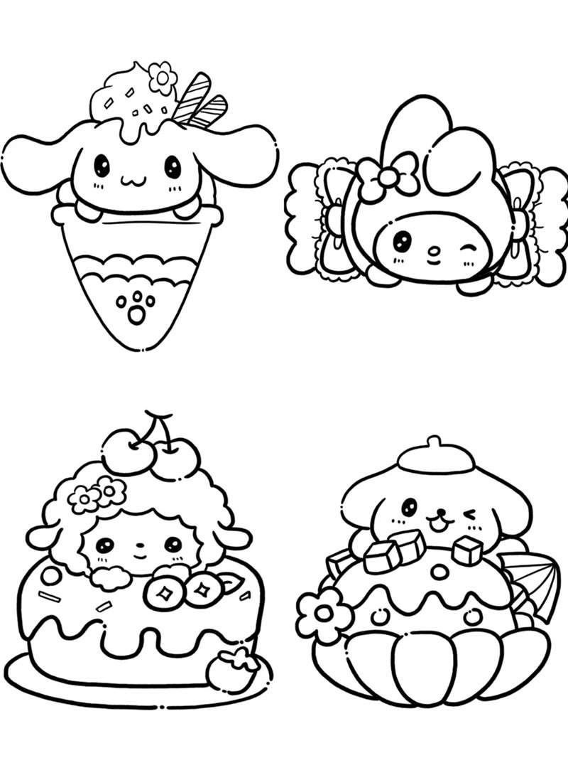 tô màu sticker cho bé tập vẽ