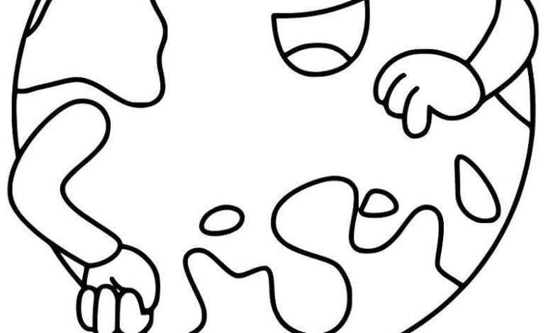 tô màu trái đất 14