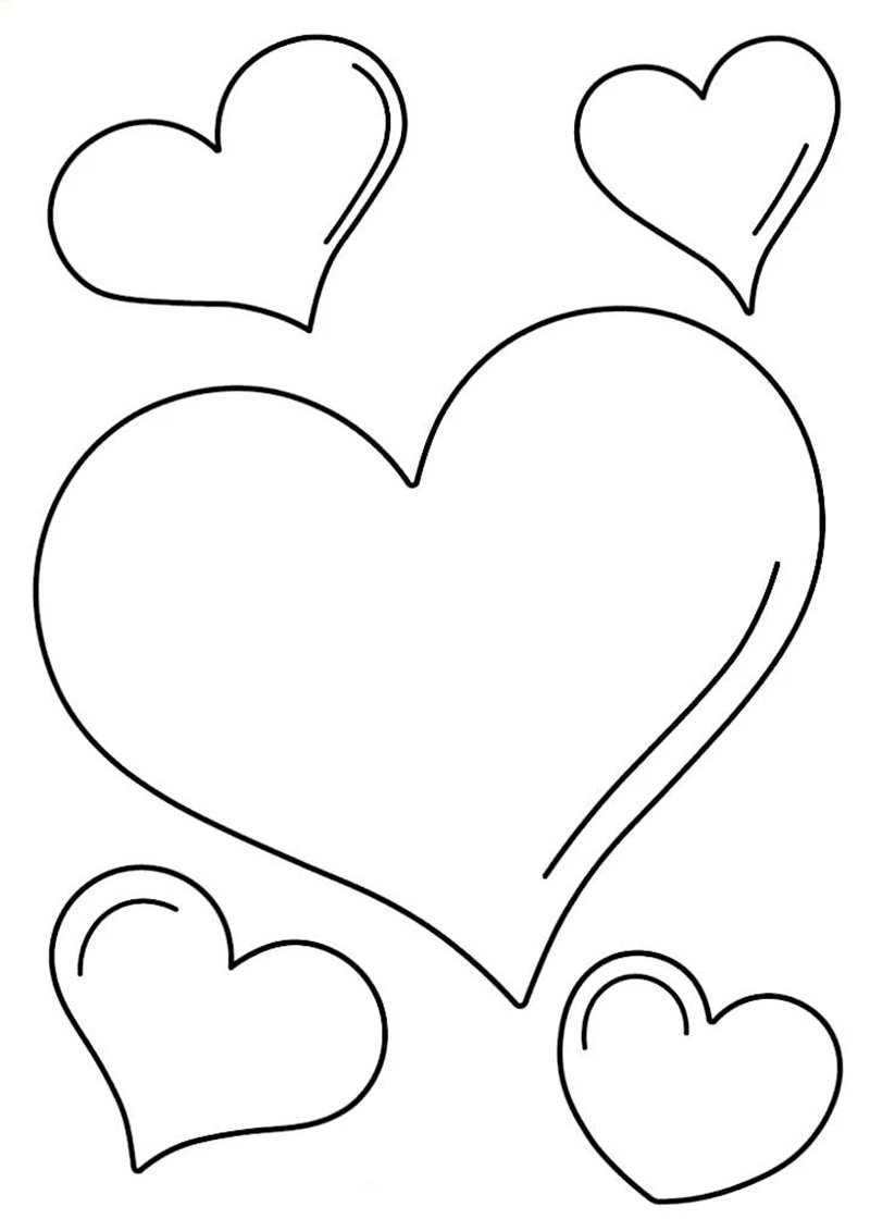 Tô màu trái tim phù hợp nhiều độ tuổi