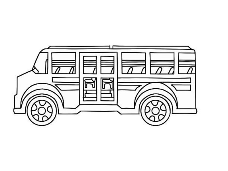 tô màu xe buýt 15