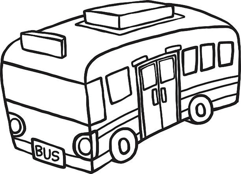 tô màu xe buýt 16