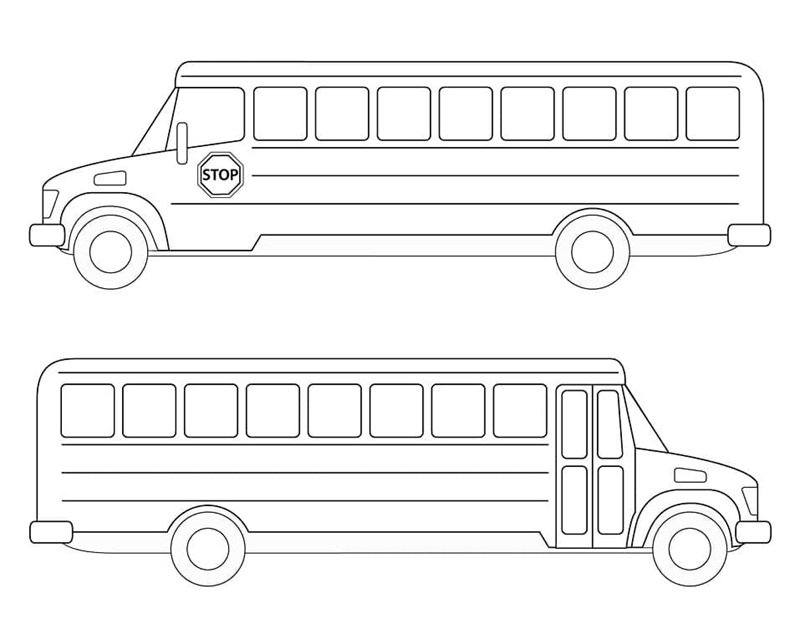 tô màu xe buýt 18