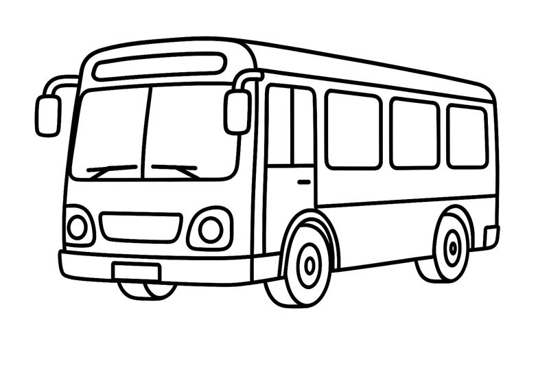 tô màu xe buýt 36