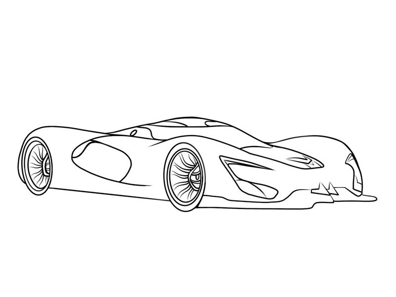 tô màu xe đua 19