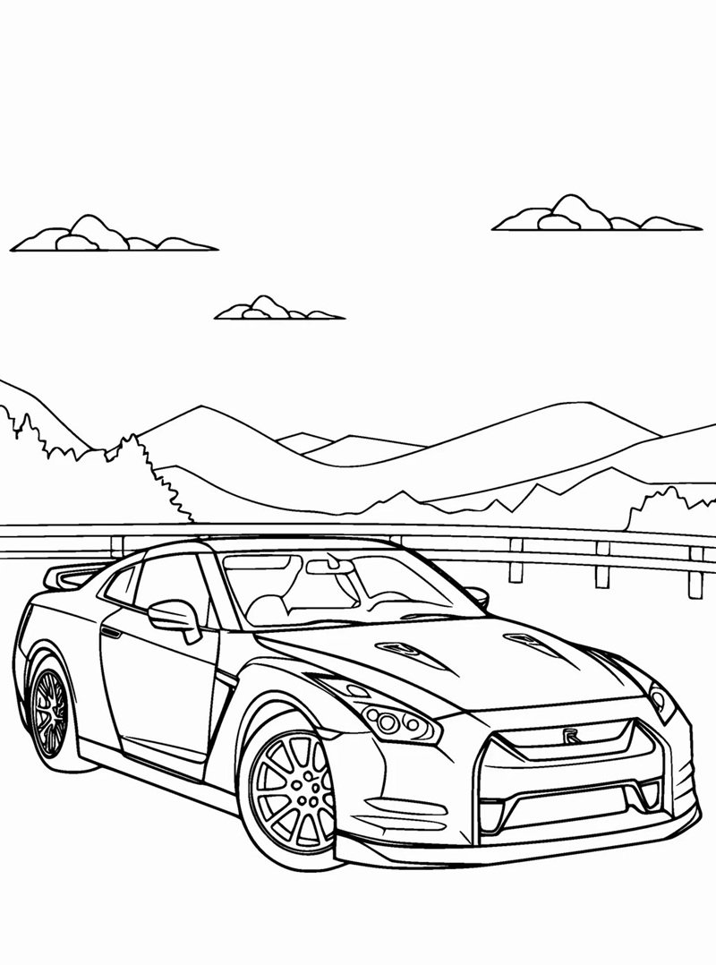 tô màu xe đua 37