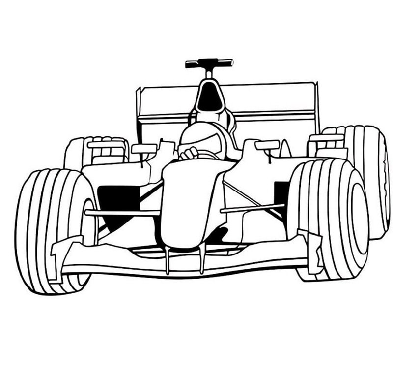 tô màu xe đua 6