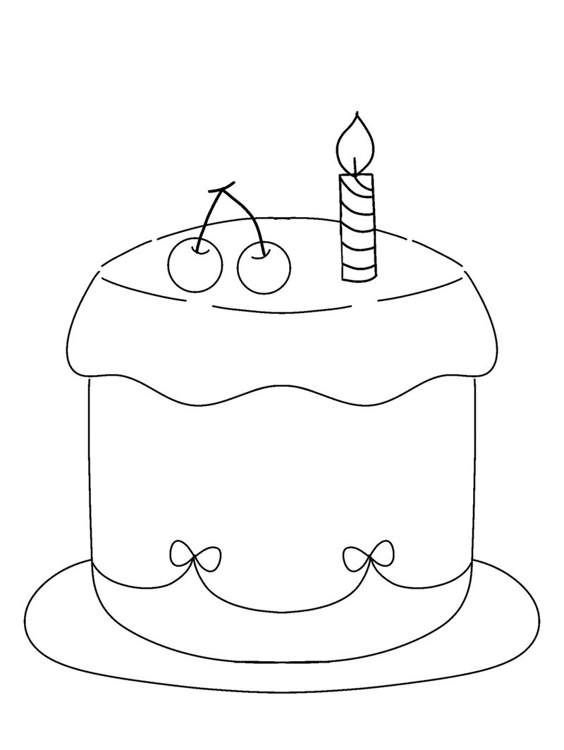 tranh tô màu bánh kem 22