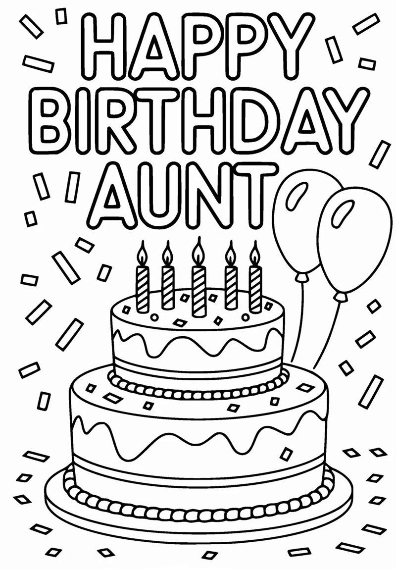 tranh tô màu bánh kem 24