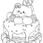 tranh tô màu bánh kem 29