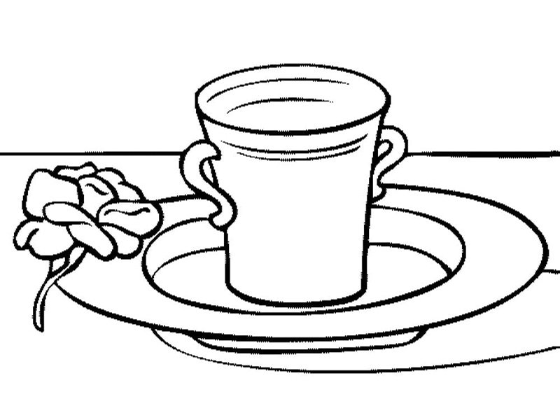 tranh tô màu cái cốc 11