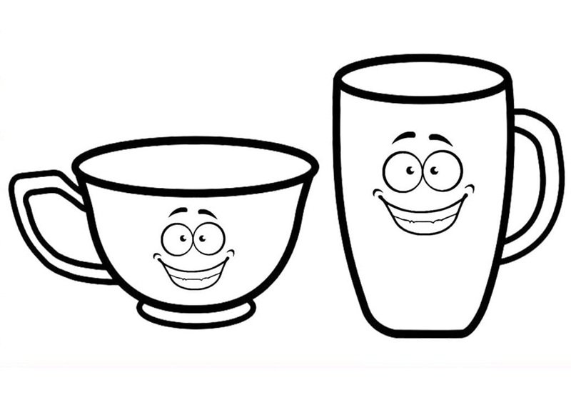 tranh tô màu cái cốc 16