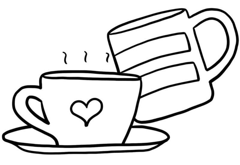 tranh tô màu cái cốc 17