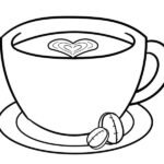 tranh tô màu cái cốc 3