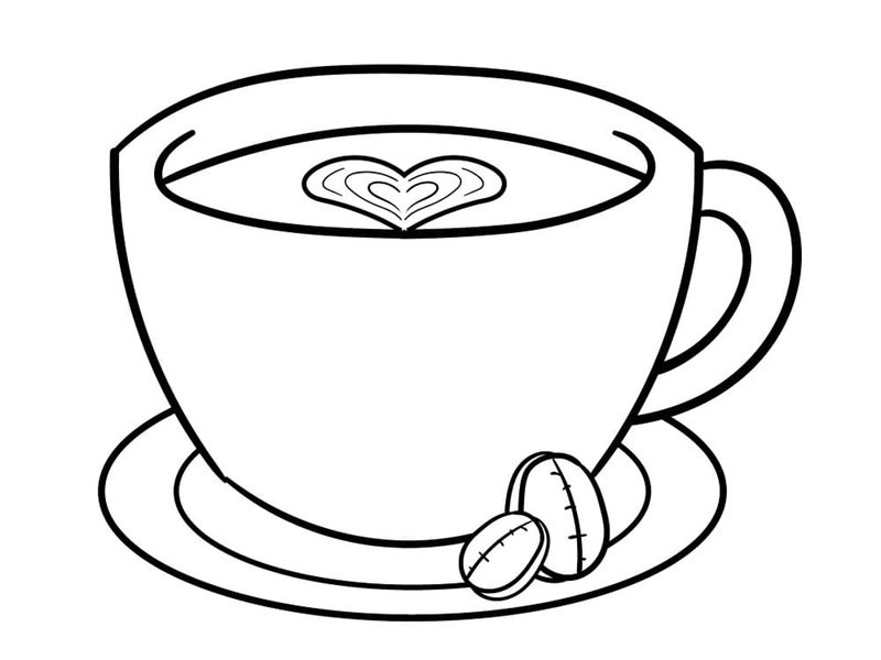 tranh tô màu cái cốc 3