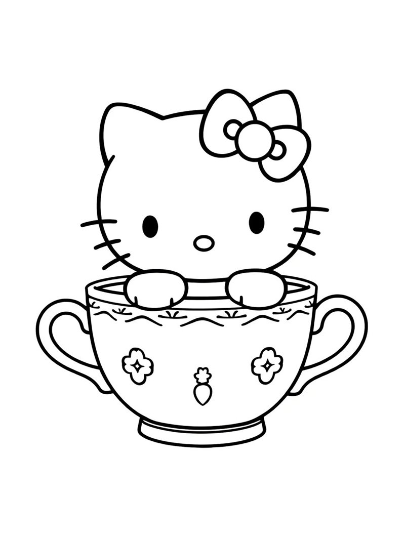 tranh tô màu cái cốc 32