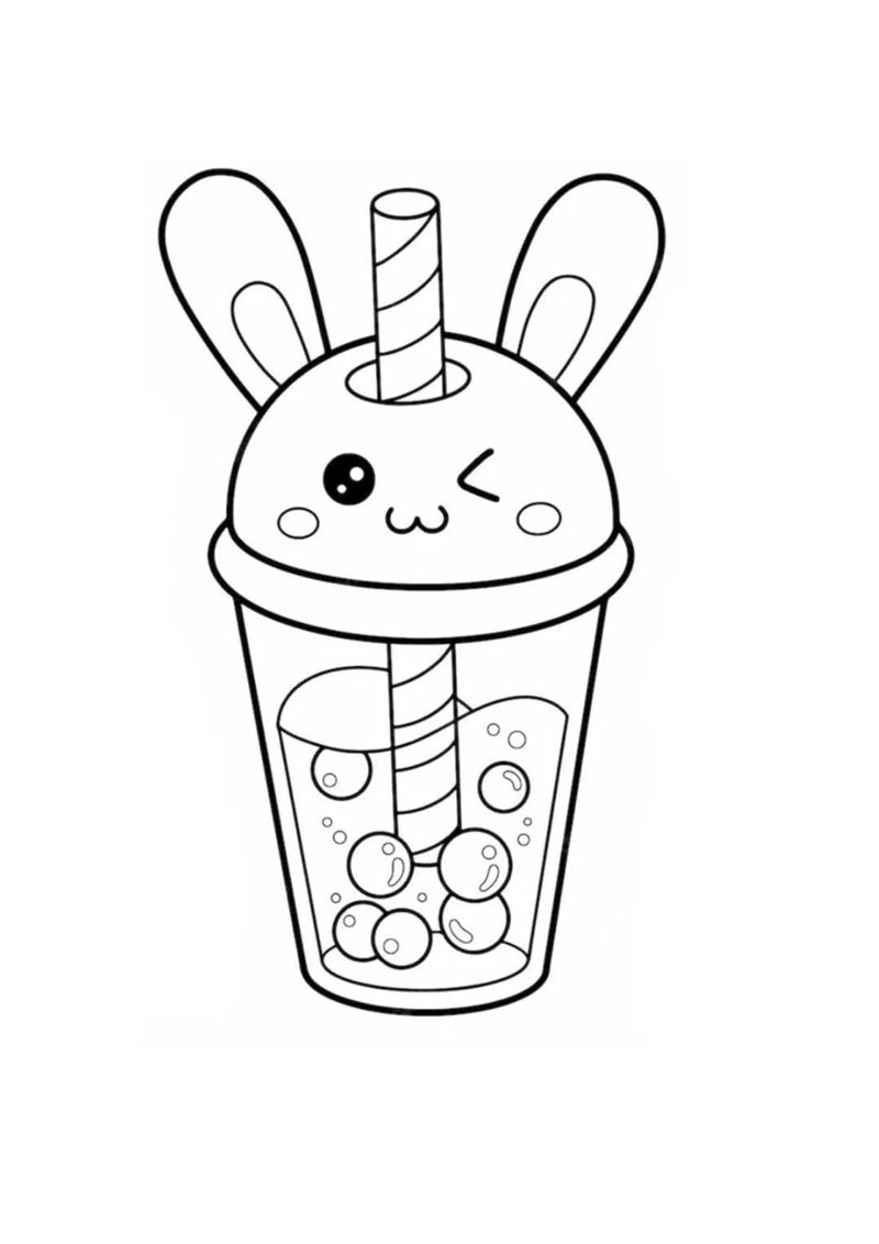 tranh tô màu cái cốc 34