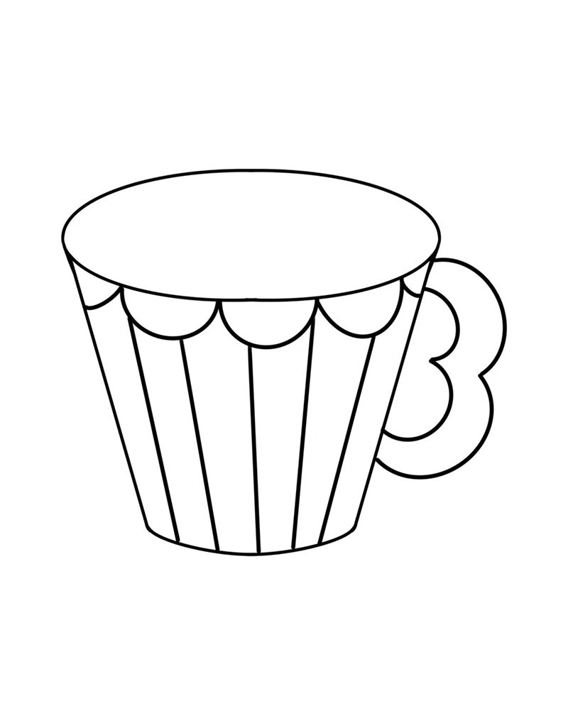 tranh tô màu cái cốc 38