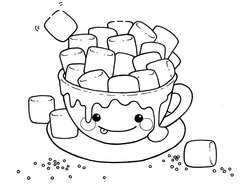 tranh tô màu cái cốc 4