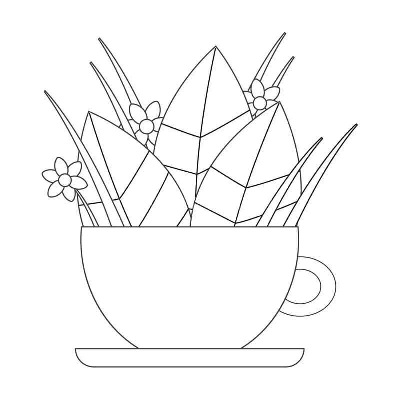 tranh tô màu cái cốc 5