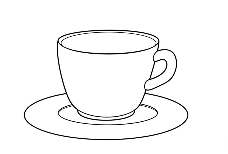 tranh tô màu cái cốc 6