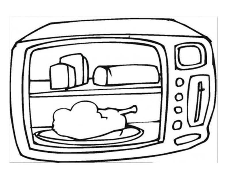 tranh tô màu đồ dùng trong gia đình 12