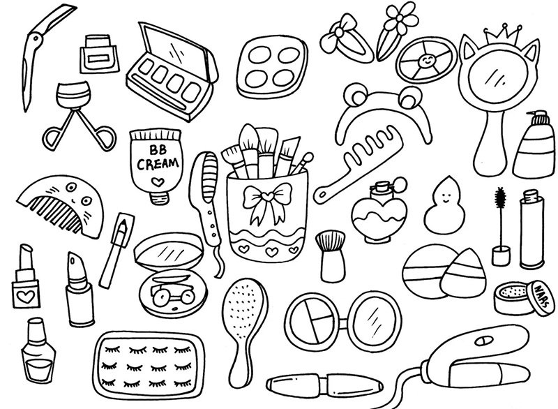 tranh tô màu đồ dùng trong gia đình 19