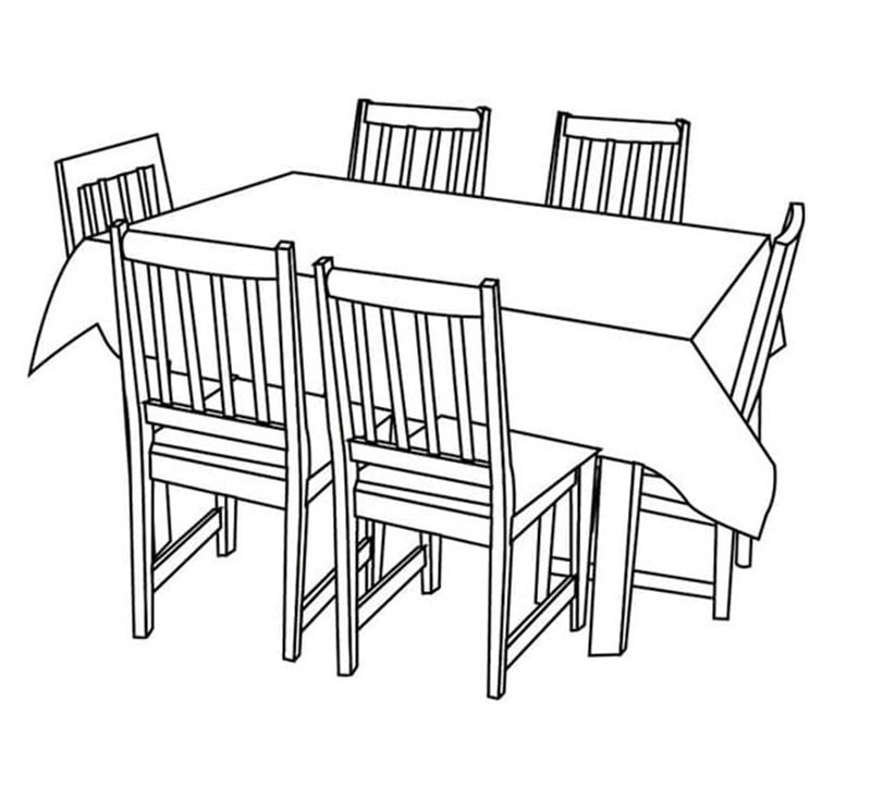 tranh tô màu đồ dùng trong gia đình 2